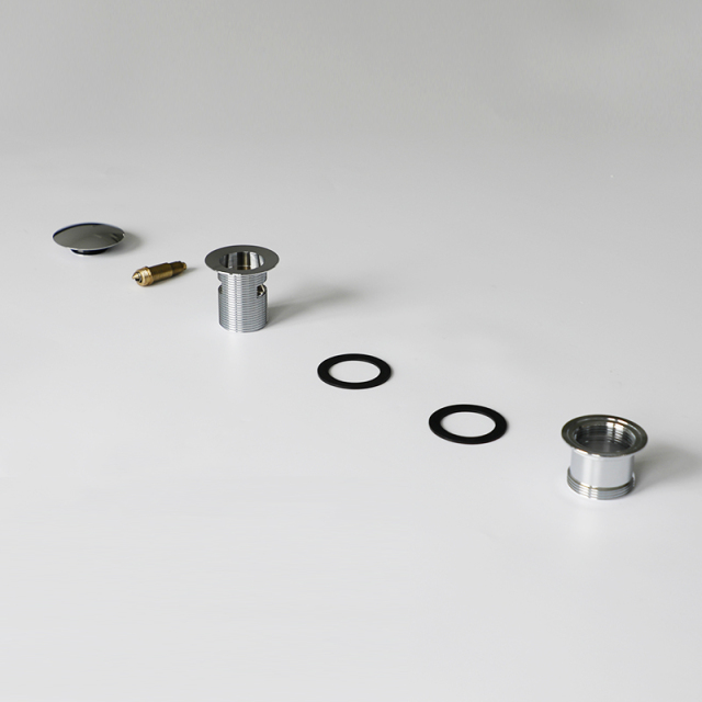 OPITRUELY 1-1/4 Brass Chrome Bathroom Basin Drain C074