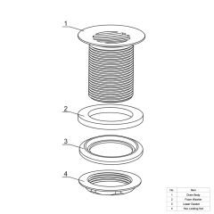 OPITRUELY 1 1/4 inch Free Flow Bathroom Basin Drain F020