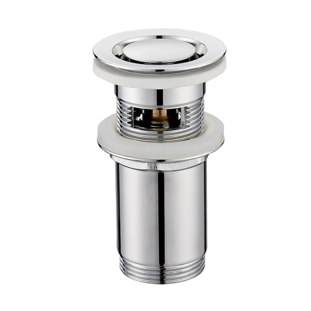 OPITRUELY 1-1/4 inch Pop Up Brass Chrome Bathroom Basin Drain C050