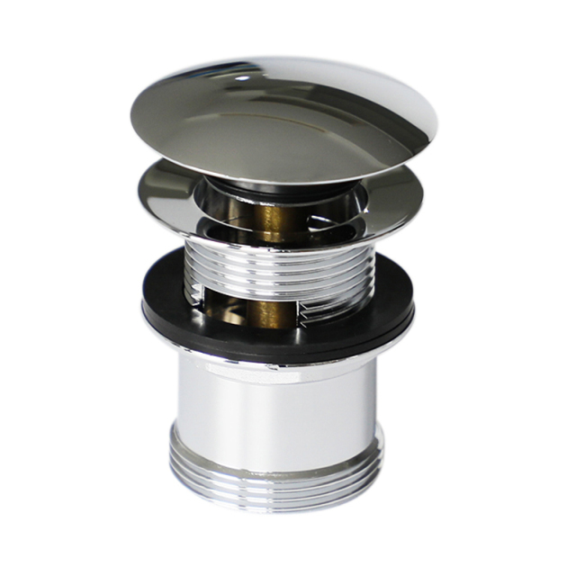 OPITRUELY 1-1/4 Brass Chrome Bathroom Basin Drain C074
