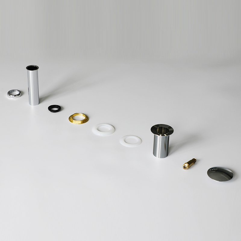 OPITRUELY 1-1/4 Brass Pop Up Bathroom Basin Drain With Overflow C094