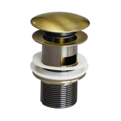 OPITRUELY 1 1/4 inch Pop Up Brass Bronze Bathroom Basin Drain C118