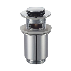OPITRUELY 1-1/4 Click Clack Brass Bathroom Basin Drain With Overflow C166