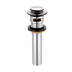OPITRUELY 1 1/4 inch Bathroom Brass Wash Basin Drain With Overflow C175