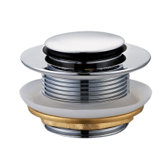 OPITRUELY 1 1/2 inch Click Clack Brass Bathroom Drain With Basket C181