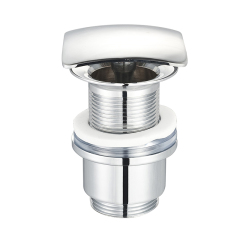 OPITRUELY 1 1/4 Free Flow Public Brass Bathroom Basin Drain F016