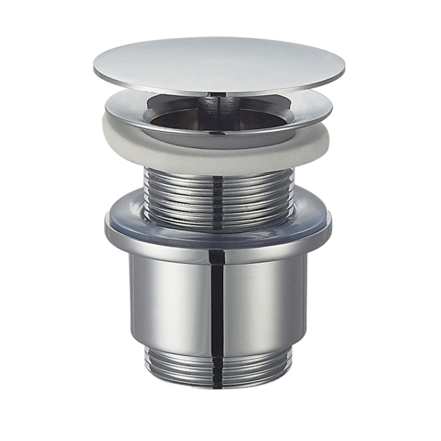 OPITRUELY 1 1/4 Free Flow Brass Chrome Bathroom Basin Drain F017