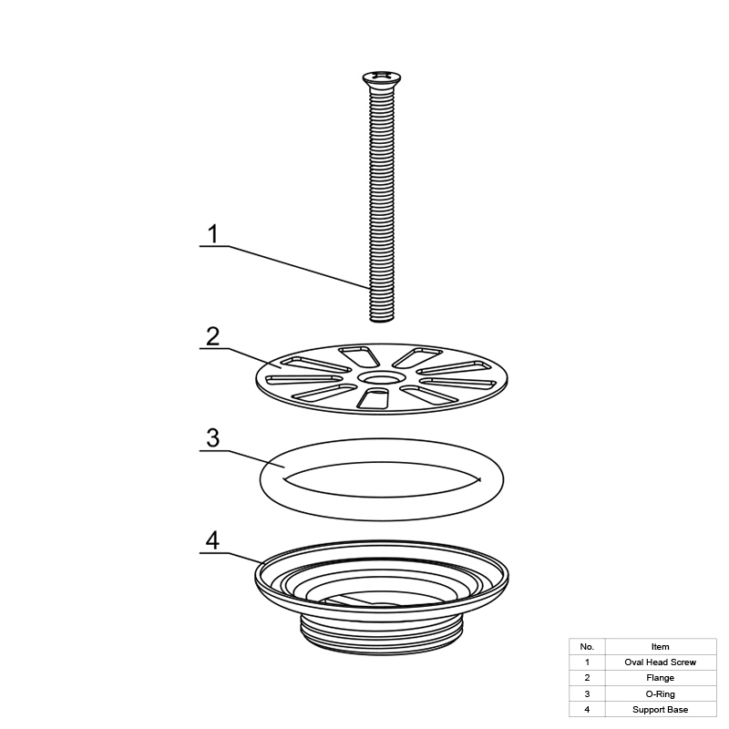OPITRUELY 1 1/4 Public Brass Chrome Bathroom Basin Drain F018