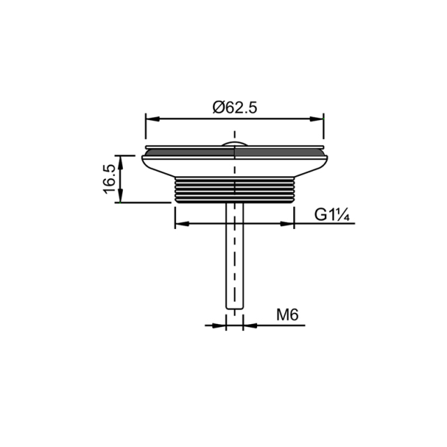 OPITRUELY 1 1/4 Public Brass Chrome Bathroom Basin Drain F018