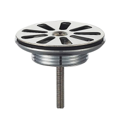 OPITRUELY 1 1/4 Public Brass Chrome Bathroom Basin Drain F018