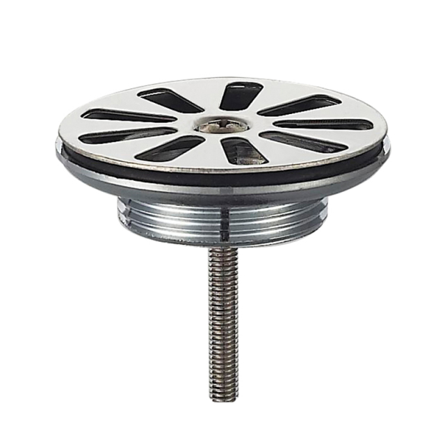 OPITRUELY 1 1/4 Public Brass Chrome Bathroom Basin Drain F018