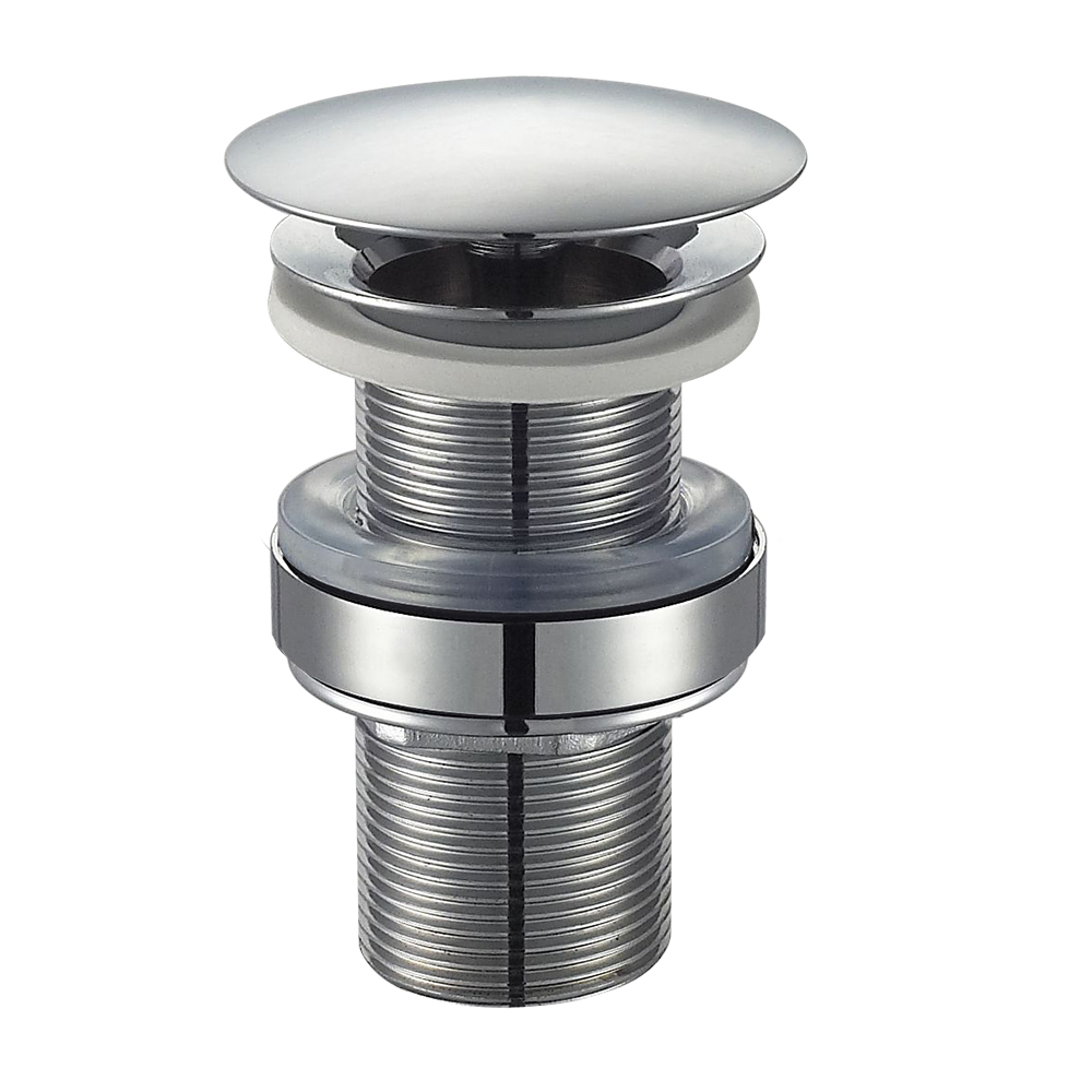OPITRUELY 1 1/4 Public Chrome Brass Bathroom Basin Drain F026
