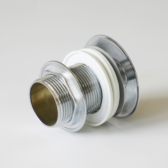 OPITRUELY 1 1/4 Public Free Flow Brass Bathroom Basin Drain F027