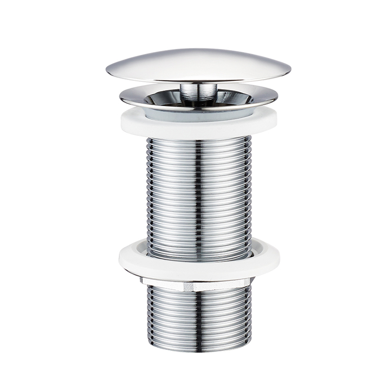 OPITRUELY 1 1/4 Public Chrome Brass Bathroom Basin Drain F030