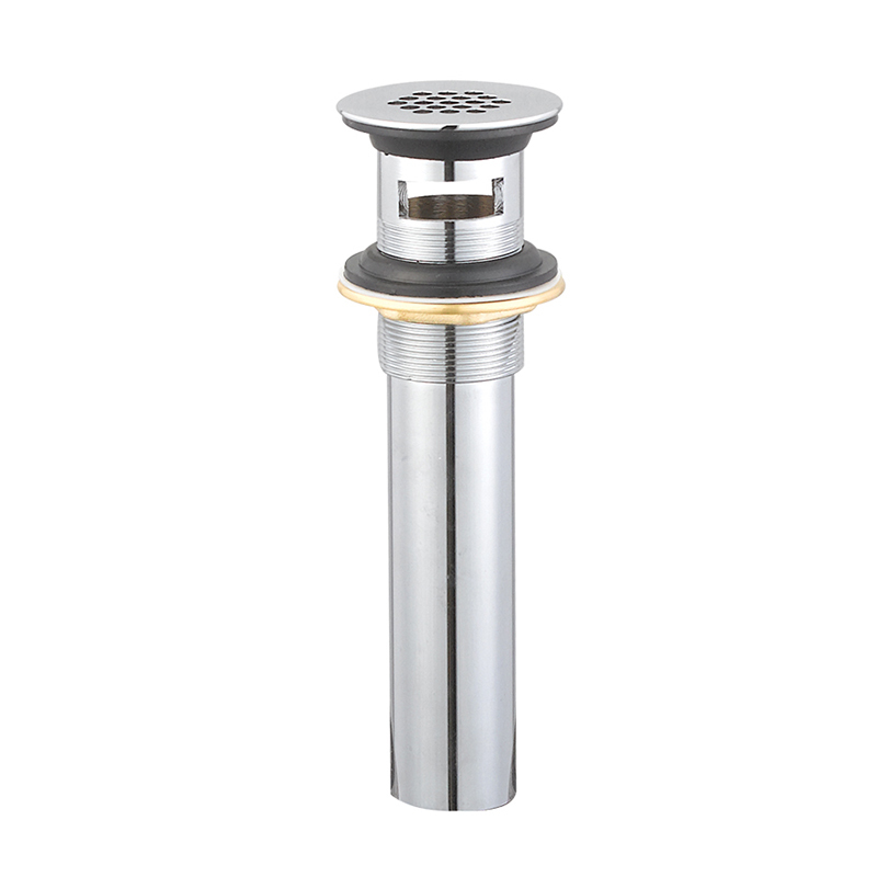 OPITRUELY 1 1/4 Public Brass Bathroom Basin Drain With Tube F036