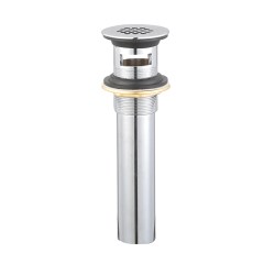 OPITRUELY 1 1/4 Public Brass Bathroom Basin Drain With Tube F036
