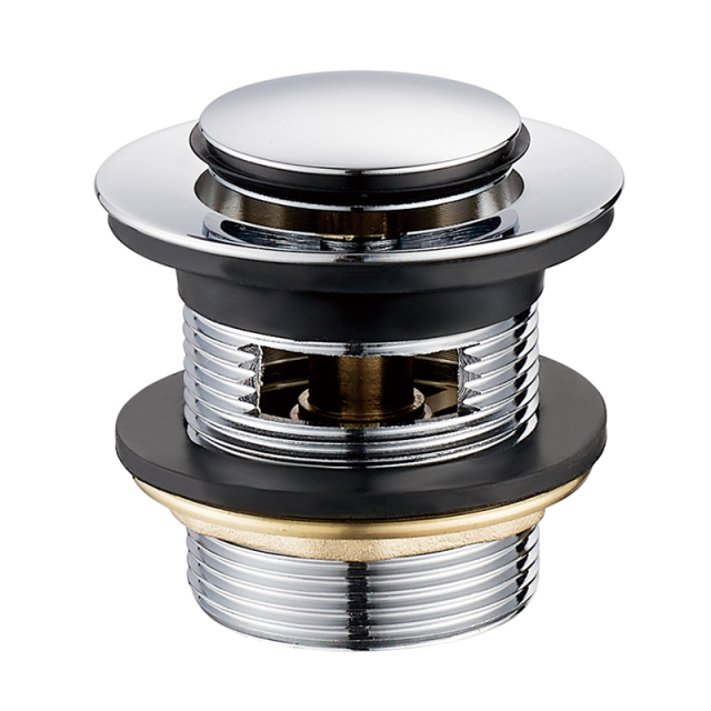 OPITRUELY 1 1/2 inch Click Clack Brass Bathroom Drain With Overflow C027