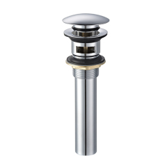 OPITRUELY 1-1/4 Brass Chrome Bathroom Wash Basin Drain With Tube C081
