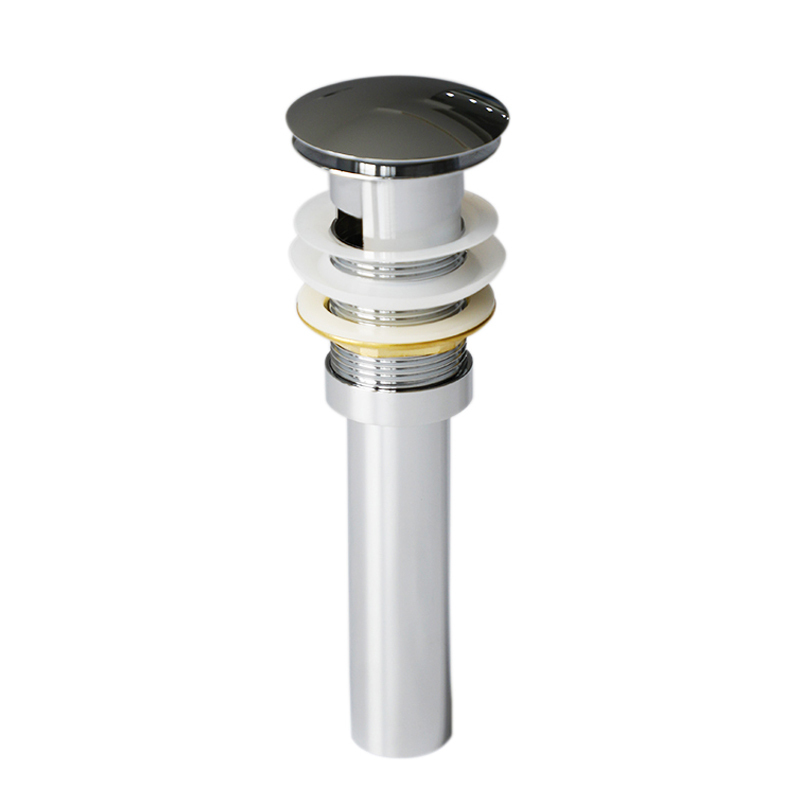 OPITRUELY 1-1/4 Brass Pop Up Bathroom Basin Drain With Overflow C094