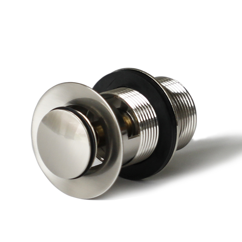 OPITRUELY 1 1/4 inch Brushed Nickel Click Clack Bathroom Basin Drain C116