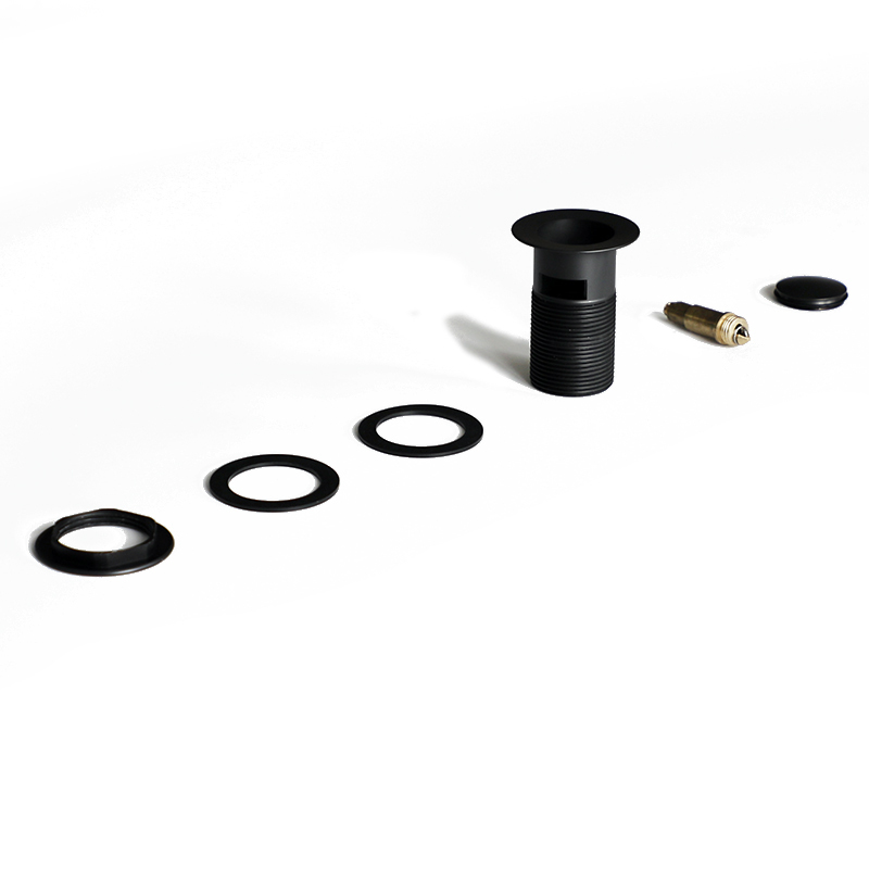 OPITRUELY 1 1/4 inch Matte Black Click Clack Bathroom Basin Drain C117