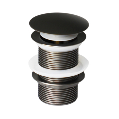 OPITRUELY 1 1/4 Gunmetal Black Pop Up Bathroom Basin Drain C124