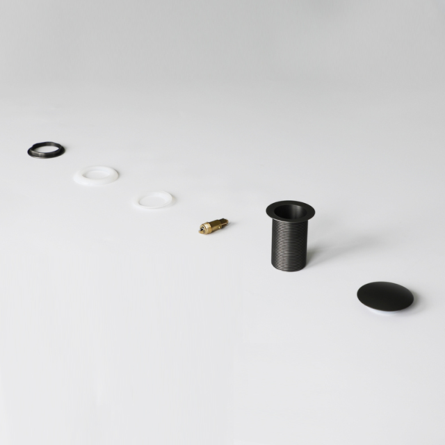OPITRUELY 1 1/4 Gunmetal Black Pop Up Bathroom Basin Drain C124