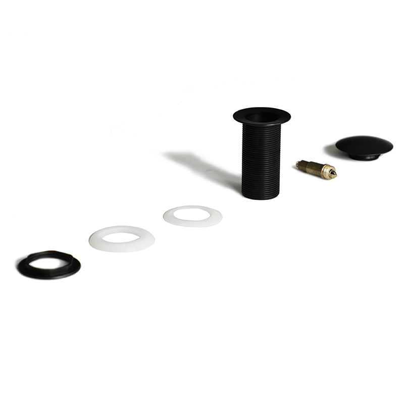 OPITRUELY 1 1/4 inch Pop Up Brass Matte Black Bathroom Basin Drain C126