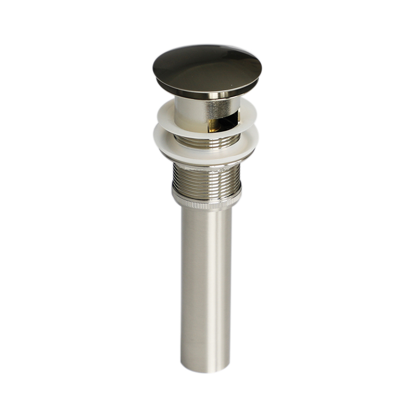 OPITRUELY 1 1/4 inch BrassBrushed Nickel Bathroom Basin Drain With Tube C142