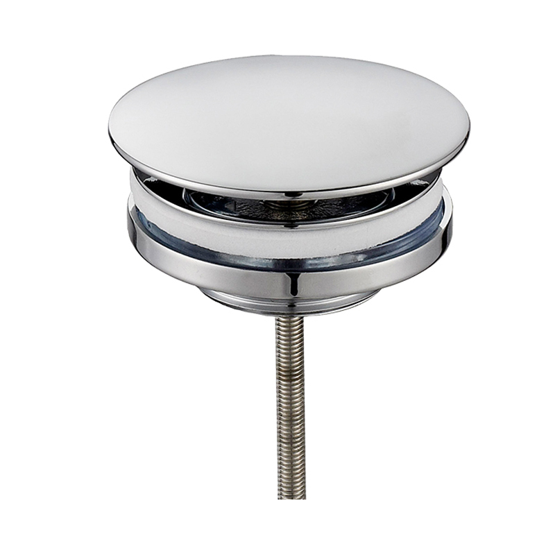 OPITRUELY 1 1/4 inch Chrome Free Flow Brass Bathroom Basin Drain F010