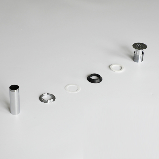 OPITRUELY 1 1/4 inch Free Flow Bathroom Basin Drain With Overflow F037