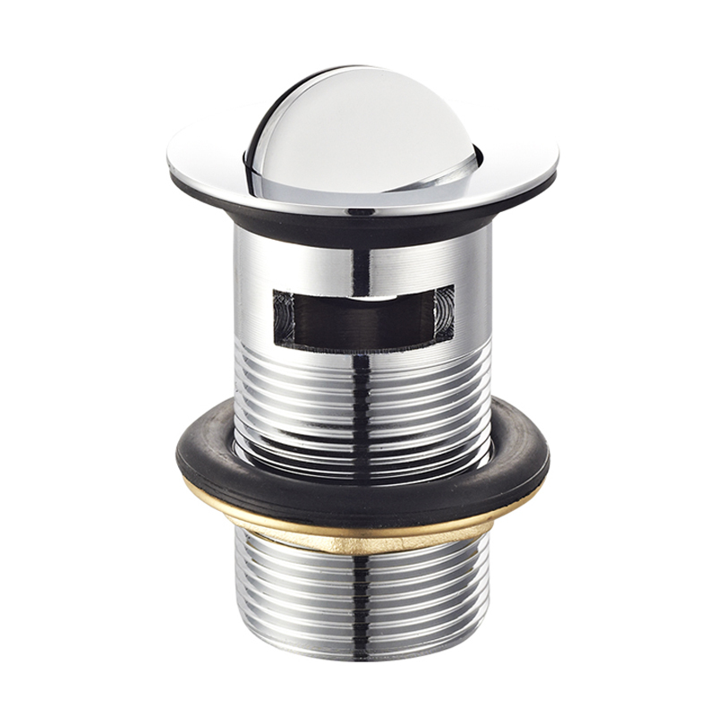 OPITRUELY 1 1/4 inch Rotation Flip Brass Bathroom Basin Drain With Overflow R011