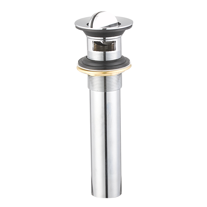 OPITRUELY 1 1/4 Rotation Flip Chorme Bathroom Basin Drain With Overflow R020