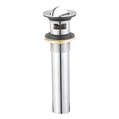 OPITRUELY 1 1/4 Rotation Flip Chorme Bathroom Basin Drain With Overflow R020
