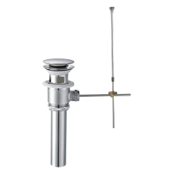OPITRUELY 1 1/4 inch Lift and Rod Brass Bathroom Basin Drain T015