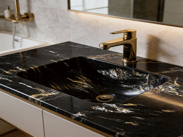 Exclusive Material -Phantom Golden Black Quartzite for Stone Project,Exclusive Material -Phantom Golden Black Quartzite for Stone Project