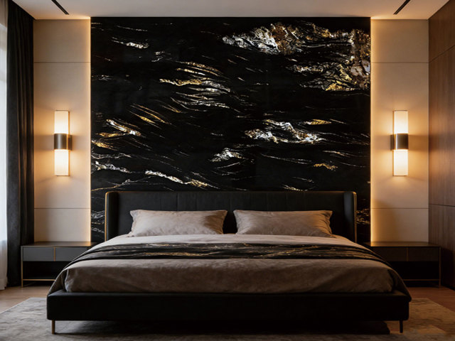 Exclusive Material -Phantom Golden Black Quartzite for Stone Project,Exclusive Material -Phantom Golden Black Quartzite for Stone Project