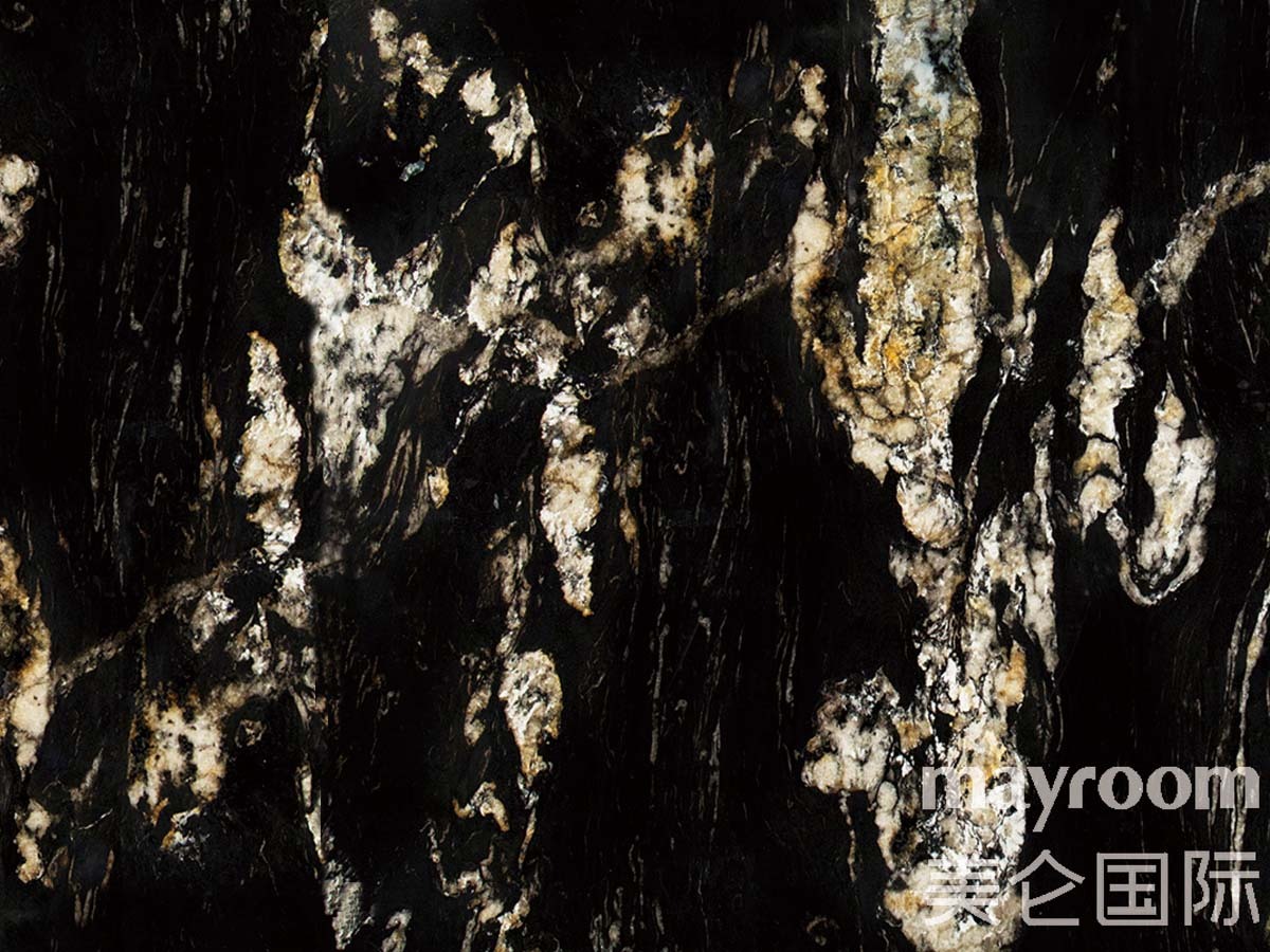 El popular granito de titanio Matrix es una piedra natural exótica de Brasil.,El popular granito de titanio Matrix es una piedra natural exótica de Brasil.