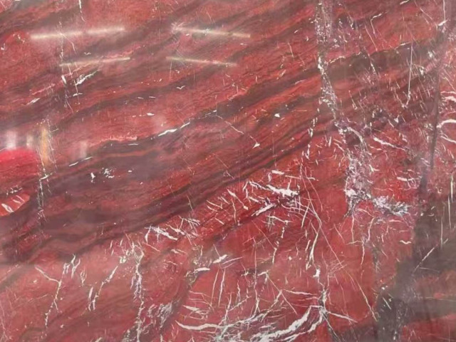 El mármol jaspe rojo natural más popular con vetas blancas para proyectos de piedra de lujo de alta gama en todo el mundo.,El mármol rojo Burdeos natural más popular con vetas blancas para proyectos de piedra de lujo de alta gama en todo el mundo.