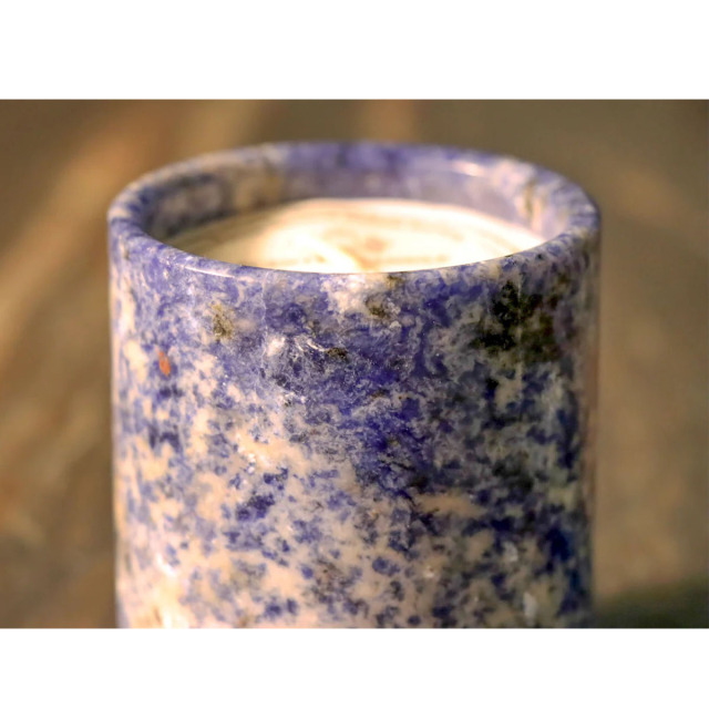 Natural Stone Azul Bahia Jar Candle, Scented Soy Wax Candle, Decorative Candle,Stone Azul Bahia Jar Candle, Scented Soy Wax Candle, Decorative Candle