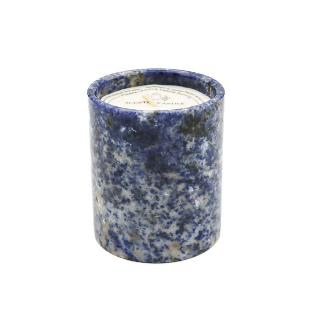 Natural Stone Azul Bahia Jar Candle, Scented Soy Wax Candle, Decorative Candle,Stone Azul Bahia Jar Candle, Scented Soy Wax Candle, Decorative Candle