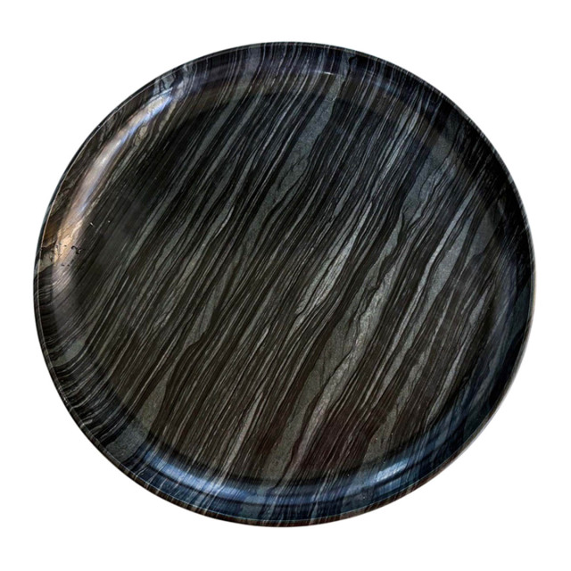 The Factory Direct Supply Natural Black Wooden Marble Fruit Tray ,Natural Stone Fruit Plate,Natural Black Wooden Marble Fruit Tray ,Natural Stone Fruit Plate