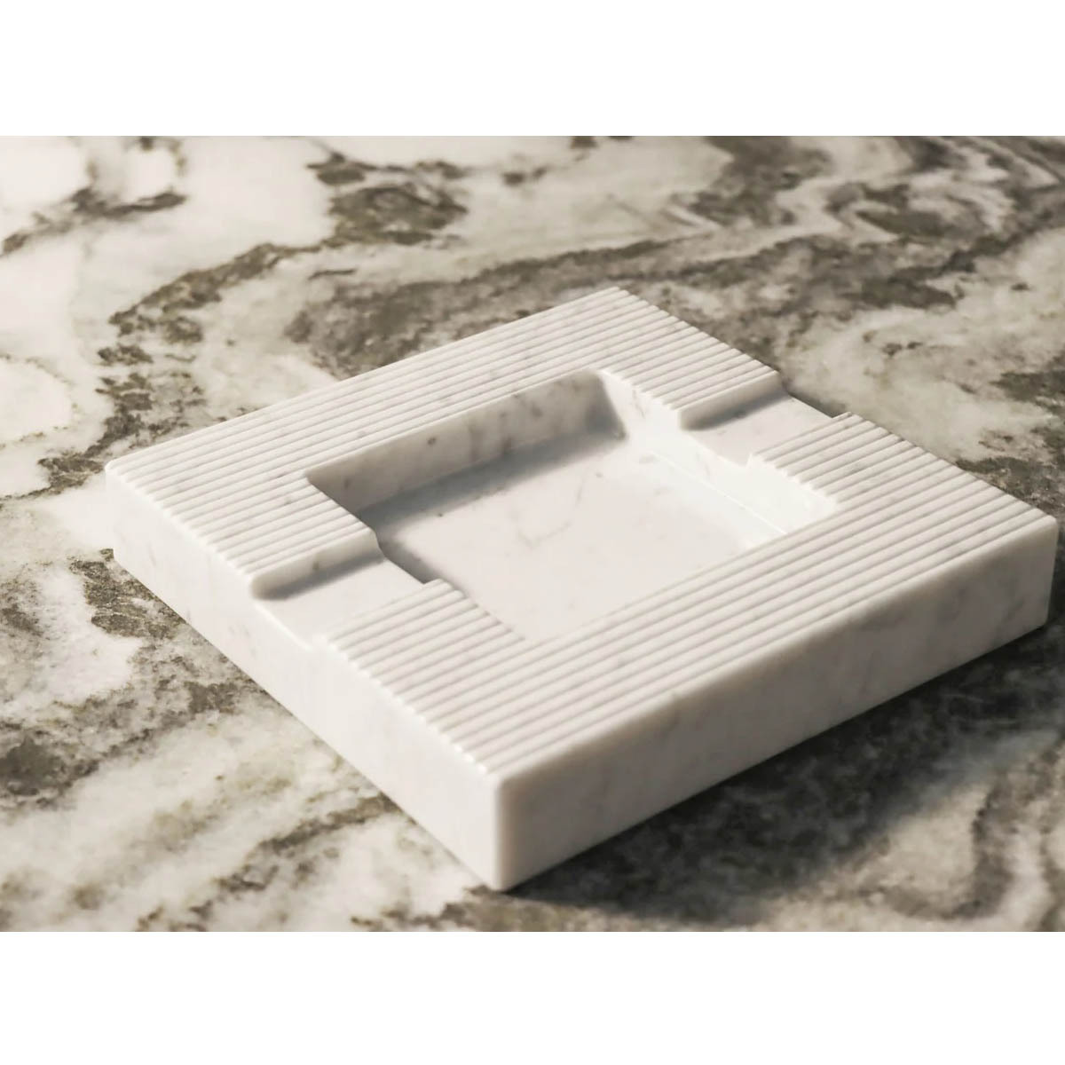 Natural Stone Cigar Ashtray - Carrara White Marble Cigar Ashtray,Natural Stone Cigar Ashtray - Carrara White Marble Cigar Ashtray