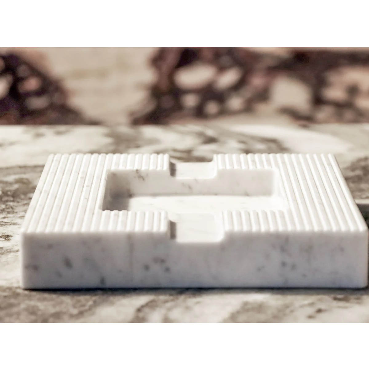 Natural Stone Cigar Ashtray - Carrara White Marble Cigar Ashtray,Natural Stone Cigar Ashtray - Carrara White Marble Cigar Ashtray
