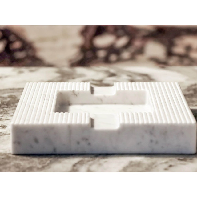 Natural Stone Cigar Ashtray - Carrara White Marble Cigar Ashtray,Natural Stone Cigar Ashtray - Carrara White Marble Cigar Ashtray
