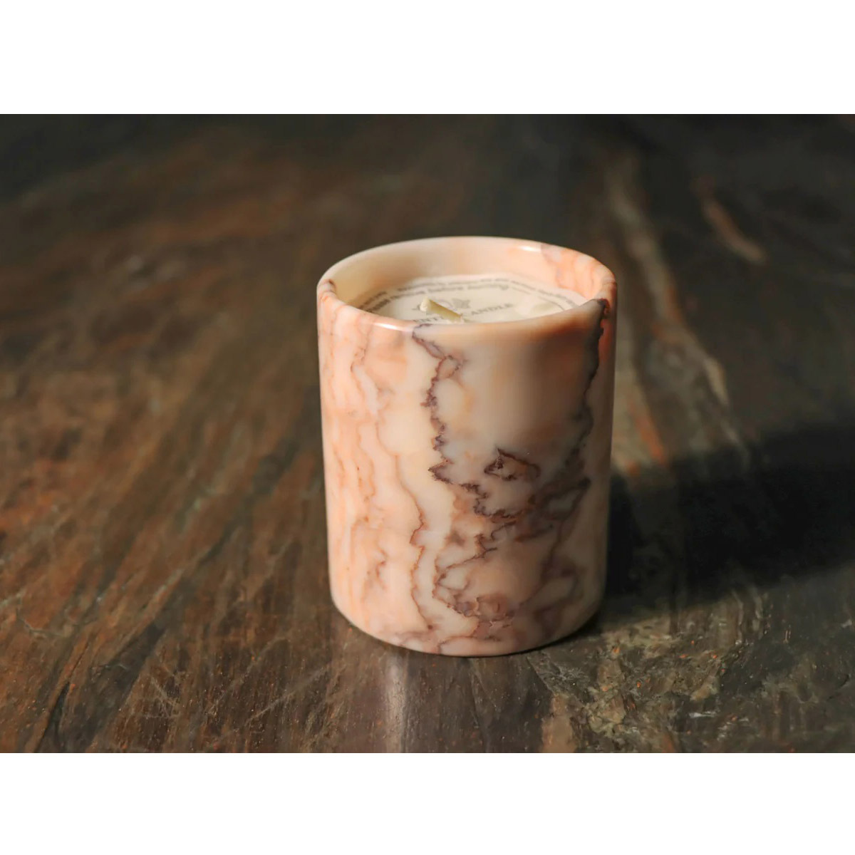 The Popular Natural Stone Crafts -Red Dragon Onyx Scented Candle,Natural Stone Cigar Ashtray - Marquina Black Marble Cigar Ashtray