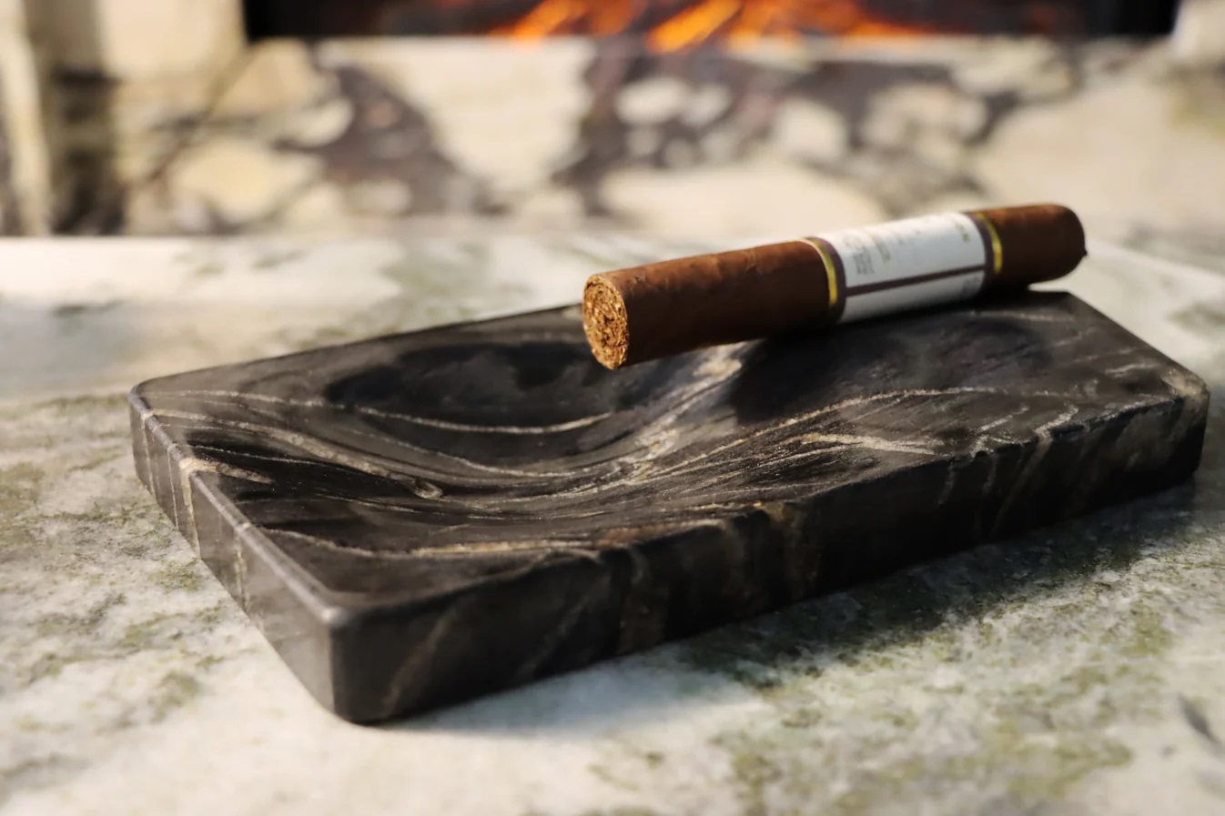 The New Design Natural Stone Ashtray -Sunset Boulevard Cigar Ashtray - Titanium Granite Ashtray,Stone Sunset Boulevard Cigar Ashtray - Titanium Granite Ashtray