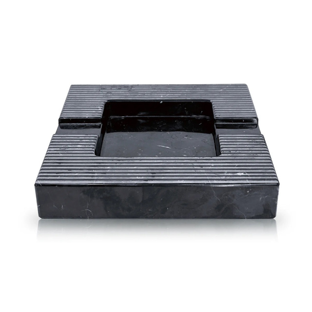 Popular Natural Stone Cigar Ashtray - Black Marquina Marble Cigar Ashtray,Natural Stone Cigar Ashtray - Black Marquina Marble Cigar Ashtray