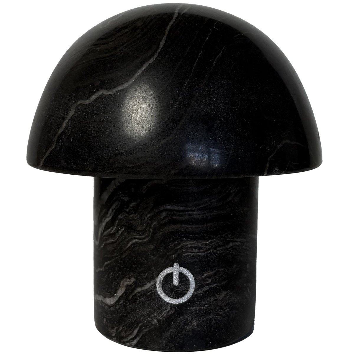 The Natural Stone Table Lamp -Hand Polished Matrix Titanium Granite Mushroom Lamp,Natural Stone Table Lamp -Hand Polished Titanium Granite Mushroom Lamp