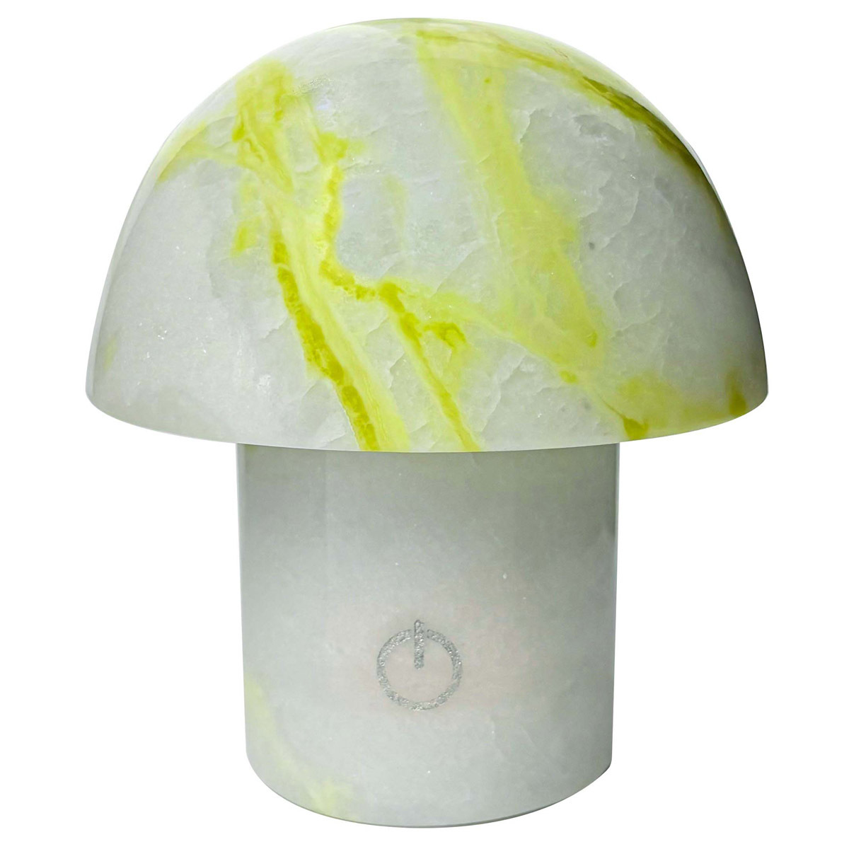 Lámpara de mesa de piedra natural: lámpara de mármol con forma de hongo, pulida a mano y luminosa.,Lámpara de mesa de piedra natural: lámpara de mármol con forma de hongo, pulida a mano y luminosa.